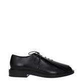 Max Mara Black Leather Oxfords And Derbies