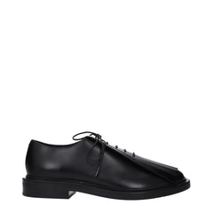 Max Mara Black Leather Oxfords And Derbies