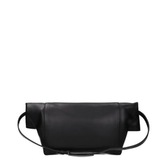 Max Mara Schwarze Lederschultertasche