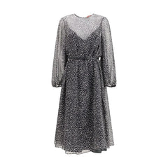Max Mara Black Silk Casual Dress