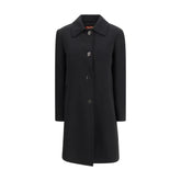 Max Mara Black Triacetate Coat