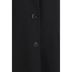 Max Mara Black Triacetate Coat