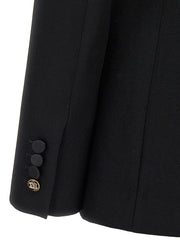 Max Mara Black Virgin Wool Blazer