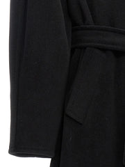 Max Mara Black Virgin Wool Coat
