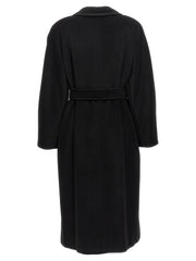 Max Mara Black Virgin Wool Coat