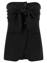 Max Mara Black Virgin Wool Tank Tops