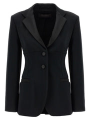 Max Mara Black Viscose Blazer