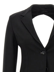 Max Mara Black Viscose Blazer - IT42