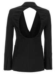 Max Mara Black Viscose Blazer - IT42