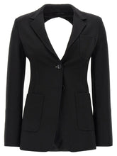 Max Mara Black Viscose Blazer - IT42