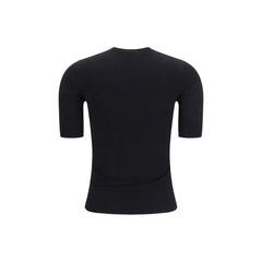 Max Mara Musta viskoosi t-paita