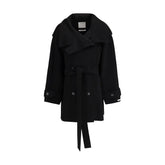 Max Mara Black Wool Coat - IT40 | M