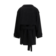 Max Mara Black Wool Coat - Overcoats