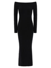 Max Mara Black Wool Long Dress
