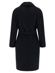 Max Mara Blue Cashmere Coat - IT44