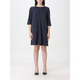 Max Mara Blue Cotton Casual Dress - IT44