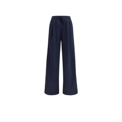 Max Mara Kék Pamut Alkalmi Nadrág - S