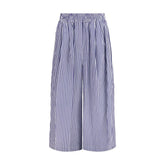 Max Mara Blue Cotton Pants