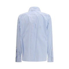Max Mara Blue Cotton Pattern Shirt - IT40 | M