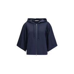 Max Mara Blue Polyamide Sweatshirt