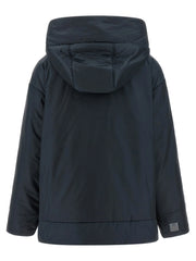 Max Mara Blue Polyester Shell Jacket