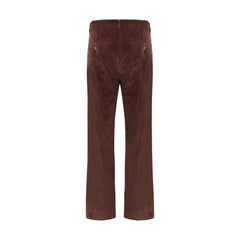 Max Mara Bordeaux Cotton Cropped Pants - IT38 | S