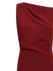 Max Mara Bordeaux Triacetate Long Dress - IT40