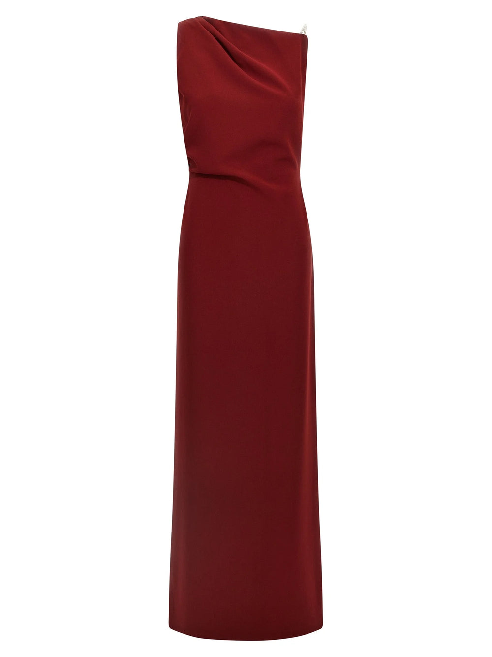 Max Mara Bordeaux Triacetate Long Dress - IT40