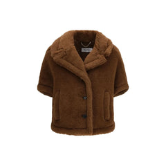 Max Mara Brown Alpaca Vicugna Pacos Coat