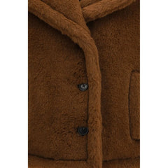 Max Mara Brown Alpaca Vicugna Pacos Coat