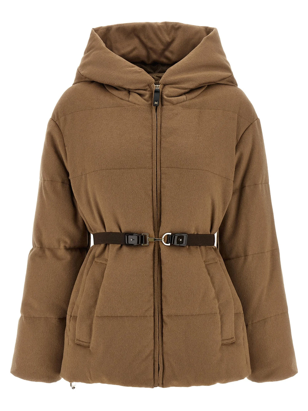 Max Mara Brown Camel Hair Full-Length Jacket