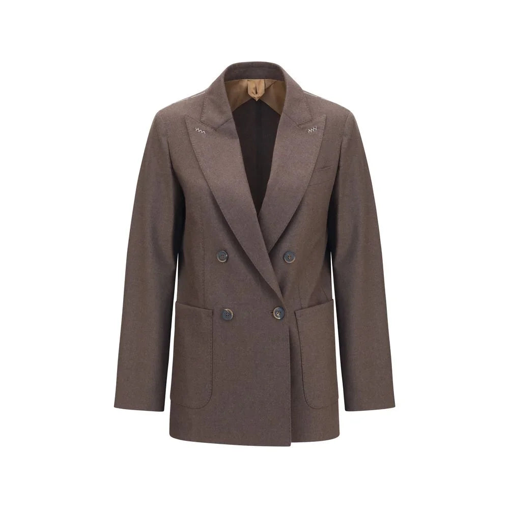 Max Mara Brown Cashmere Blazer