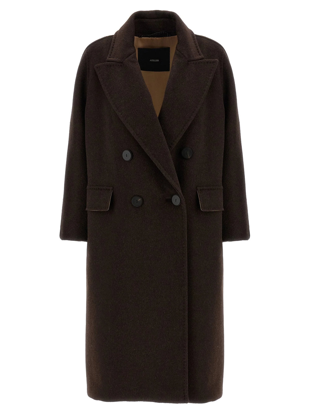 Max Mara Brown Cashmere Coat - IT40