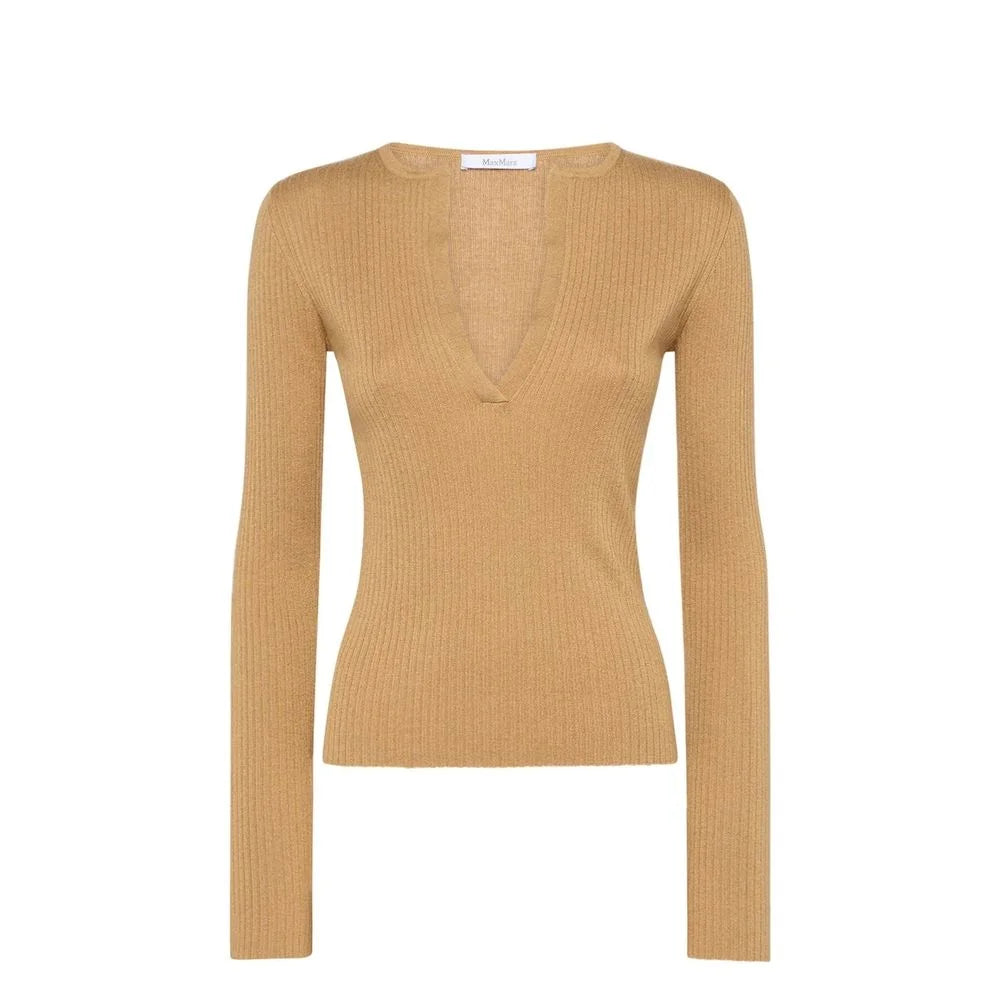 Max Mara Brown Cashmere Sweatshirt - XL