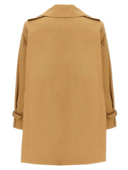 Max Mara Brown Cotton Coat