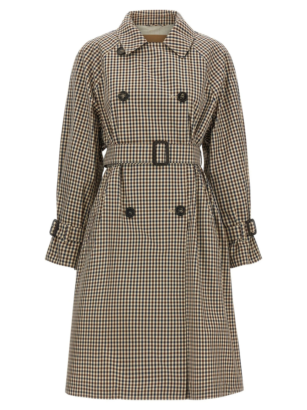 Max Mara Brown Cotton Coat - IT42