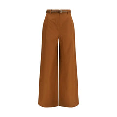 Max Mara Brown Cotton Pants - IT40 | M