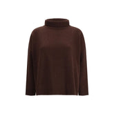 Max Mara Brown Fleece Wool Top