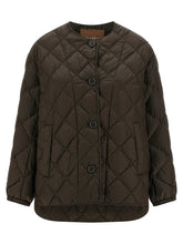 Max Mara Brown Polyamide Full-Length Jacket