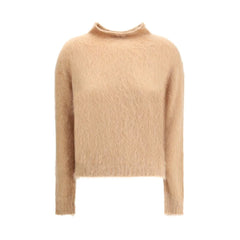 Max Mara Brown Polyamide Turtleneck