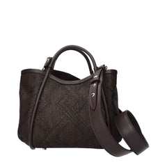 Max Mara Brown Raffia Handbag