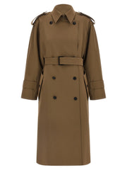 Max Mara Brown Virgin Wool Coat