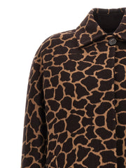 Max Mara Brown Virgin Wool Coat - IT40