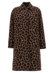Max Mara Brown Virgin Wool Coat - IT40