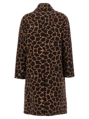 Max Mara Brown Virgin Wool Coat - IT40