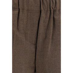 Max Mara Brown Wool Casual Pants