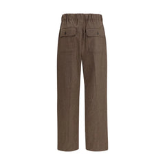 Max Mara Brown Wool Casual Pants