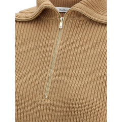 Max Mara Brown Wool Top