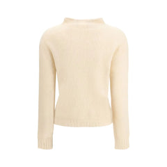 Max Mara Cream Polyamide Sweatshirt