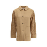 Max Mara Double-breasted Jacket with contrasted sleeves - L - Sport Jackets